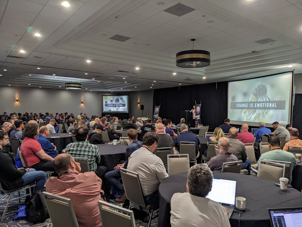 And we're off at @phptek!