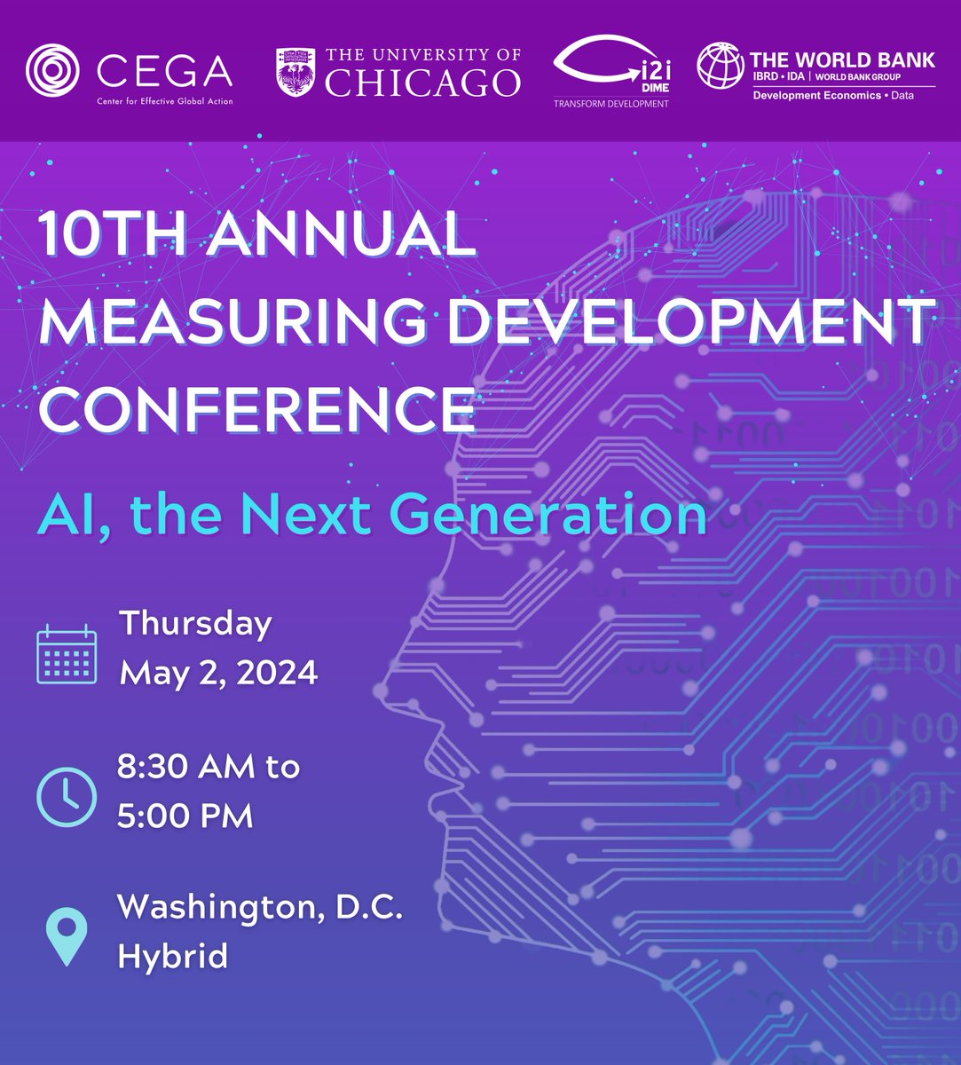 Clark Center for Geospatial Analytics (@clarkcga) on Twitter photo Join this year's MeasureDev Conference on May 2, 2024 online. Our Director, <a href="/HamedAlemo/">Hamed Alemohammad</a>, will also present a talk on #Geospatial #FoundationModel
Registration: eventbrite.com/e/measuring-deā¦
Program: drive.google.com/file/d/1XtKxfiā¦
#MeasureDev2024 #LLMs #GenAI #GlobalDevelopment Join this year's MeasureDev Conference on May 2, 2024 online. Our Director, <a href="/HamedAlemo/">Hamed Alemohammad</a>, will also present a talk on #Geospatial #FoundationModel
Registration: eventbrite.com/e/measuring-deā¦
Program: drive.google.com/file/d/1XtKxfiā¦
#MeasureDev2024 #LLMs #GenAI #GlobalDevelopment