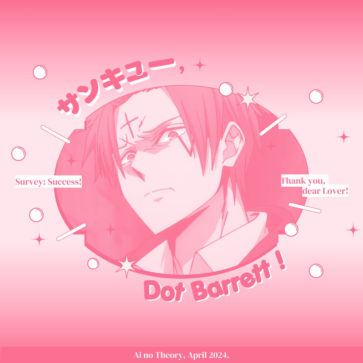 Heartthrob when the beat drops! With the abundant of love that overflows my entire being, I, Dot Barrett, have successfully showed the Scientists what L♡VE truly is! I L♡VE how I L♡VE to be in L♡VE! Fascinating as it can be, with rose-tinted glasses is all that I see!