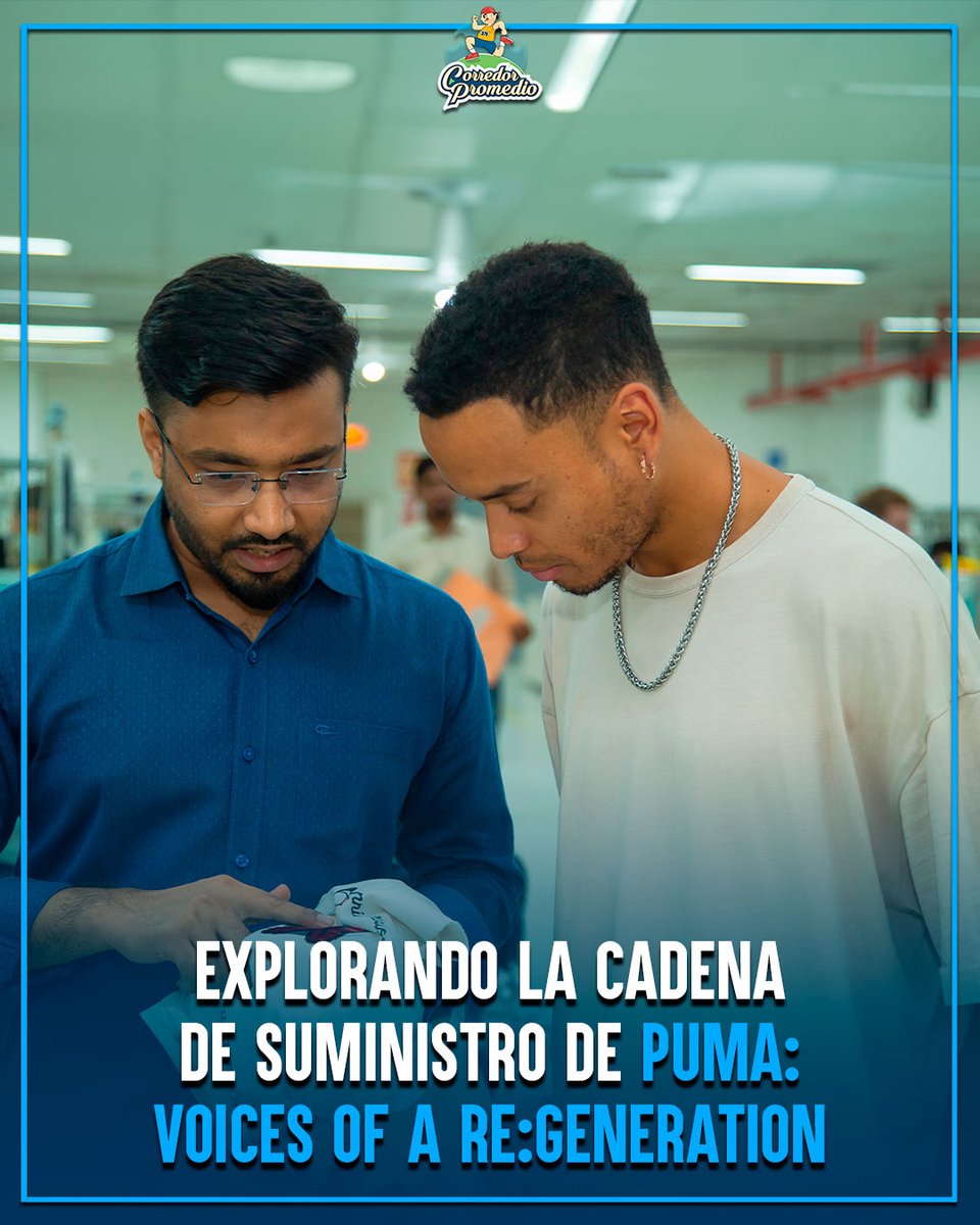 CorredorProm's tweet photo. ⭕️ Explorando la cadena de suministro de PUMA: Voices of a RE:GENERATION. 👟👕🎬
🔗: https://t.co/678y8F8e7O https://t.co/2tju6v1C4C