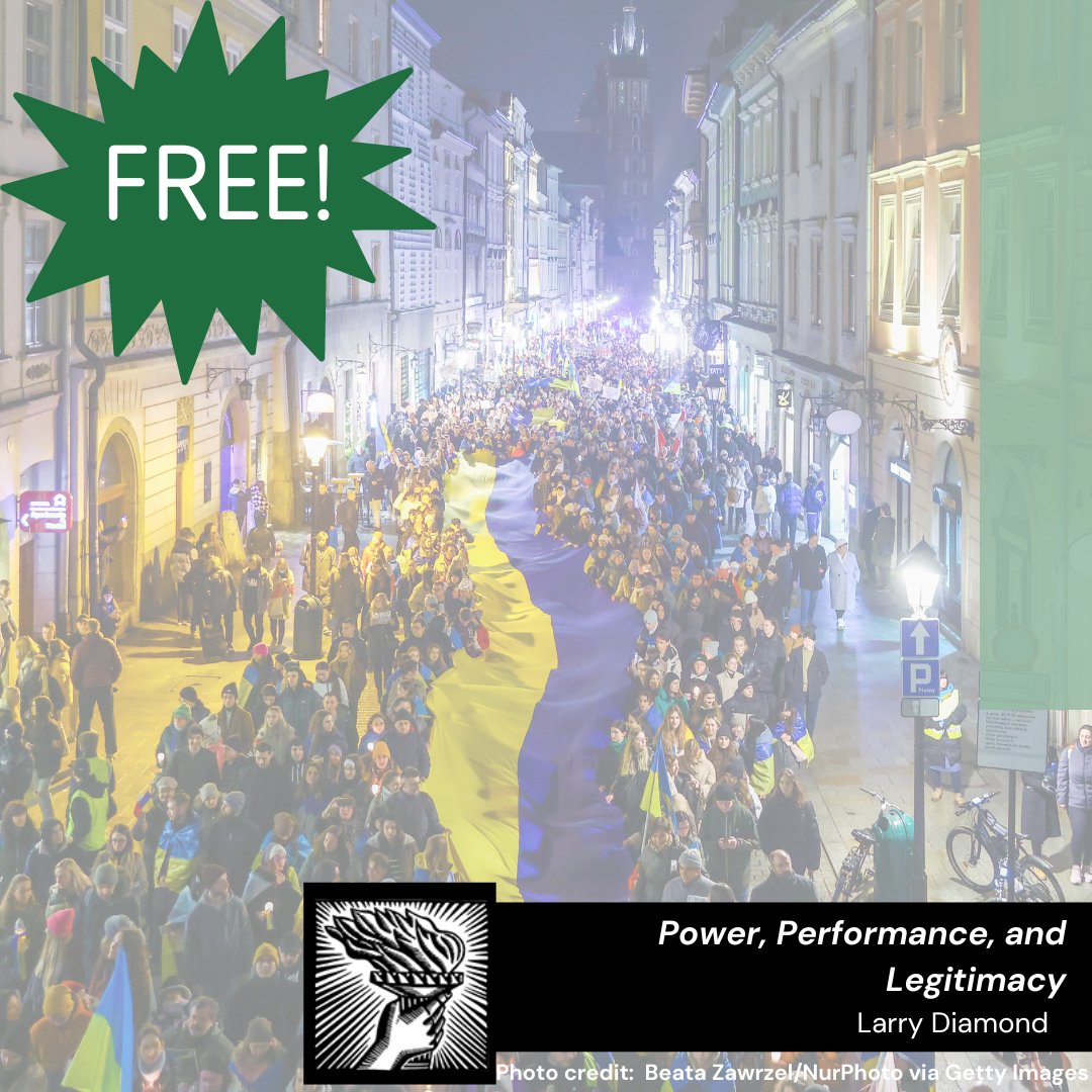 Around the world, democracy has lost steam. If we are to regain the momentum, we must harness these essential elements and wage the struggle with the conviction that the times demand. @LarryDiamond's essay will remain FREE even after April! Read it here: journalofdemocracy.org/articles/power…