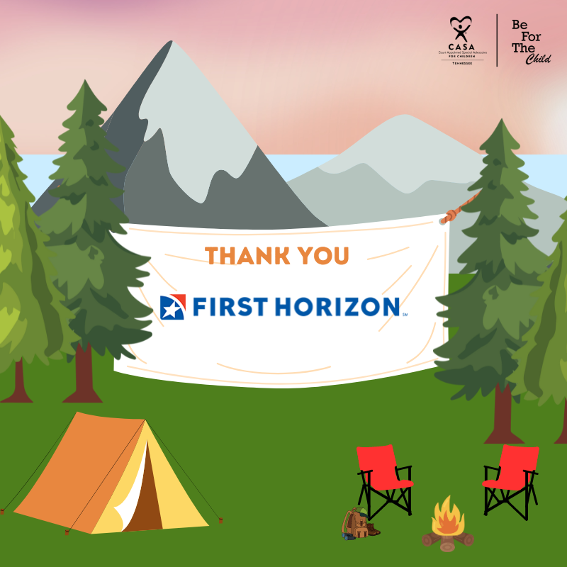 Thank you to @firsthorizonbnk for being a sponsor at the 2024 Tennessee CASA Conference! #BeForTheChild