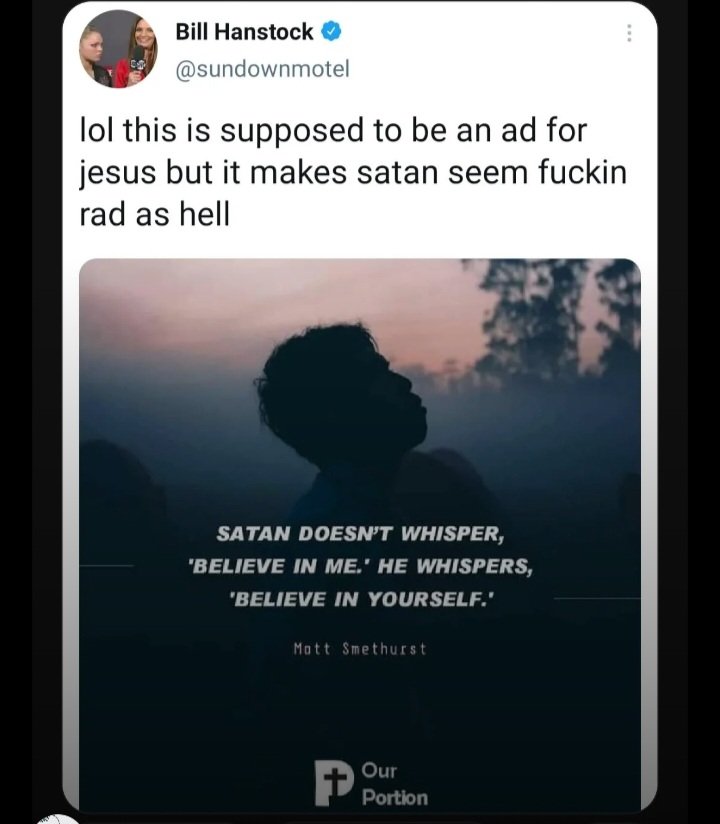 Pretty true honestly #satan #Satanism #Religious #fypviraltwitter