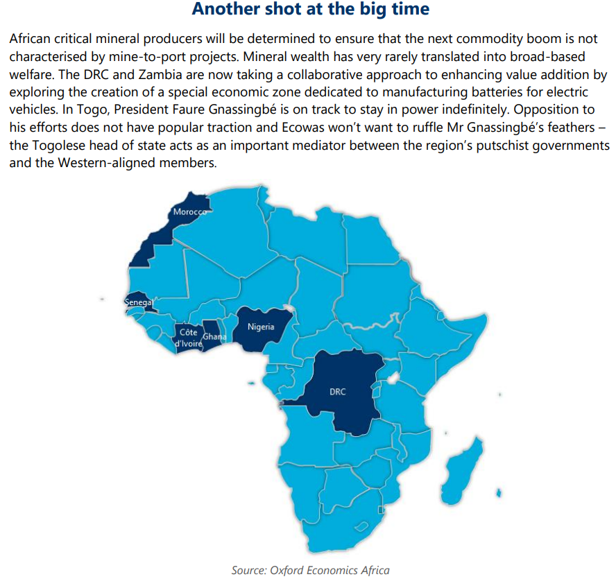 Today’s @OEAfrica analysis covers #DRC #Morocco For more information, visit bit.ly/3tSeneK