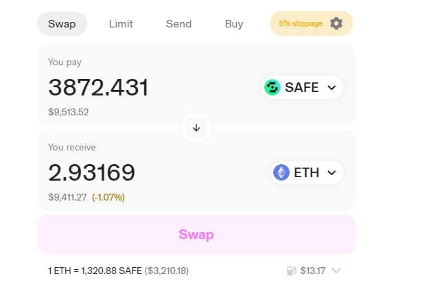 GretchenEl's tweet photo. lfg! Just claimed my rewards from #SAFE https://t.co/6q0ay0EJ2D https://t.co/1q5e0Vj0D3
