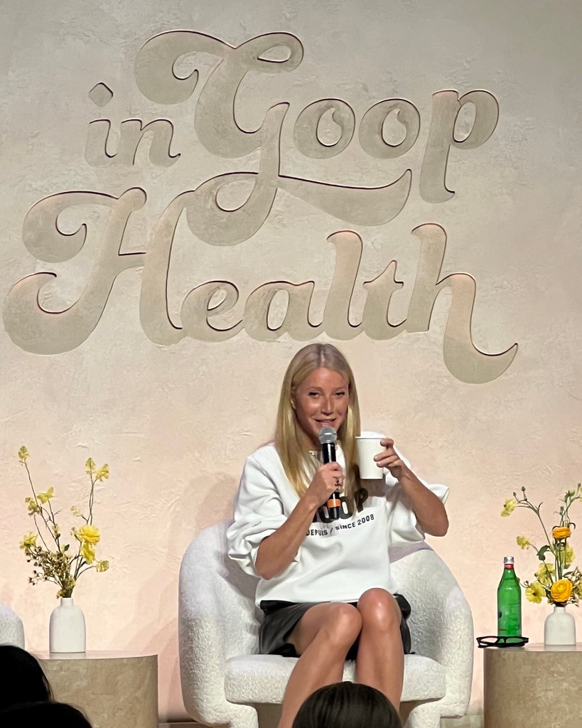 So fun talking about emotional wellness @goop health 2024 w @clairebidwell + an incredible weekend w @DrStanTatkin @EmmaGrede @justinablakeney and of course @GwynethPaltrow 

The combination of inspiration + relaxation was exactly what I needed ✨🫶🏻🥳