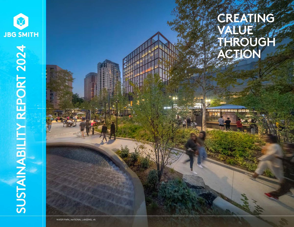 JBG SMITH celebrated Earth Day by releasing our annual Sustainability Report highlighting the accomplishments achieved across our operating portfolio in 2023. Learn more and view the whole report. tinyurl.com/48h6cb9b
