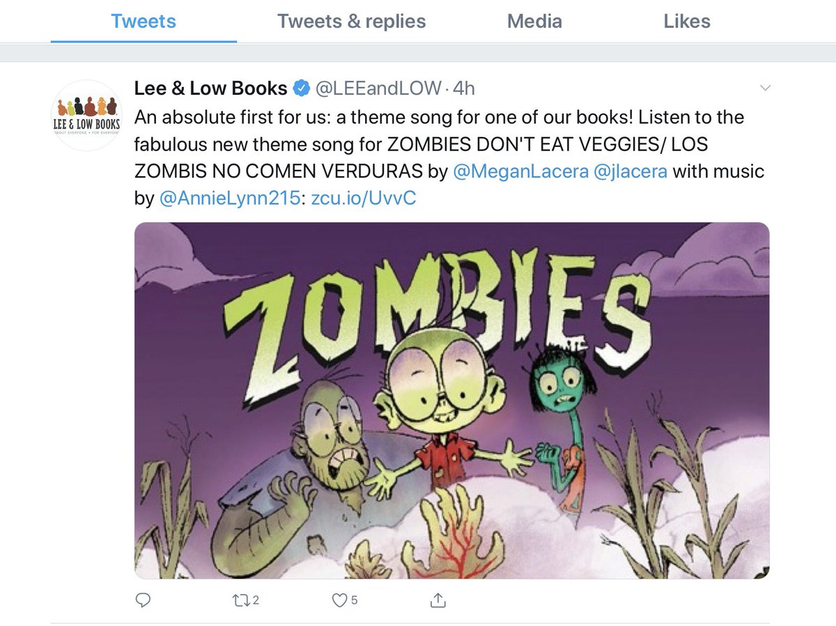 I can’t believe it was 4 yrs. ago this week that we mixed the now award-winning theme song for award winning #kidlit #kidlitart book Zombies Don’t Eat Veggies by @MeganLacera @jlacera @LEEandLOW.  1st mo. of pandemic; we mixed in sunroom. Listen to the song in comments.