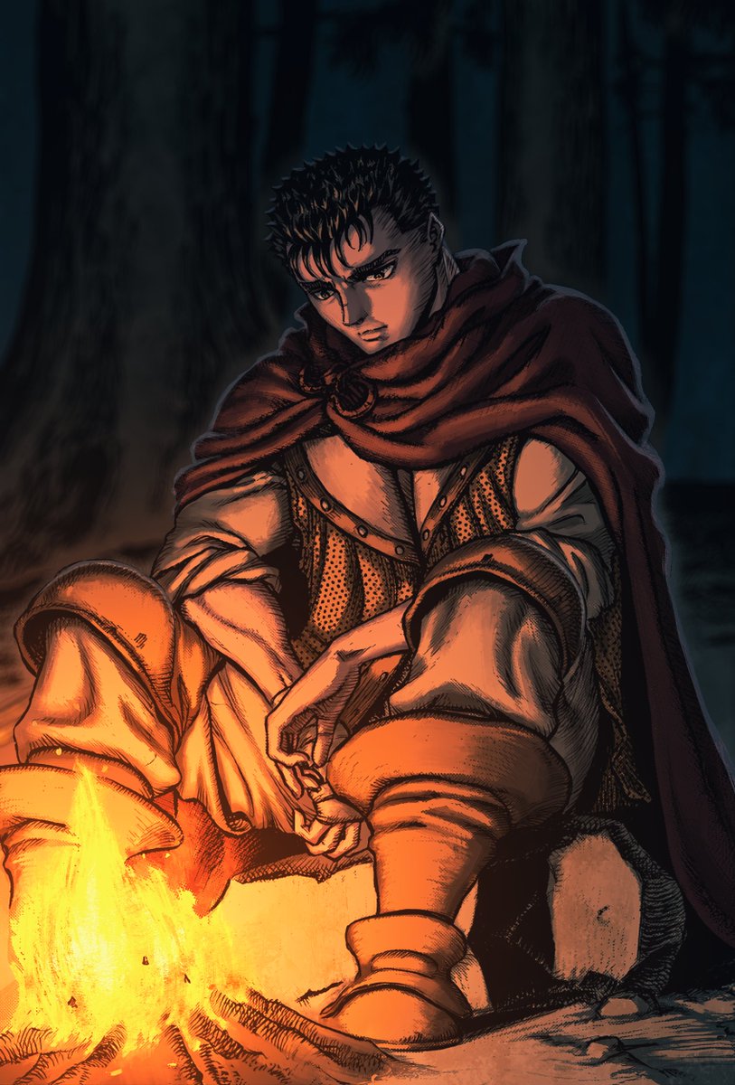 Guts #mangacoloring #Berserk