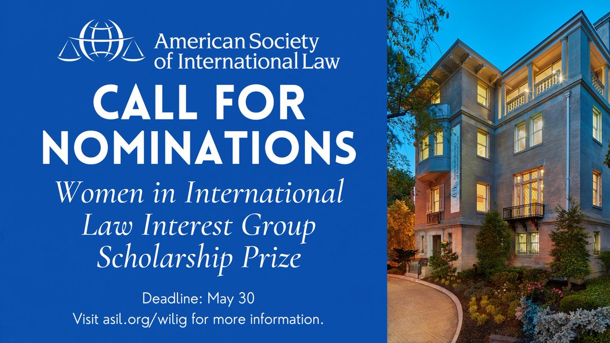 Nominate someone today at asil.org/wilig.