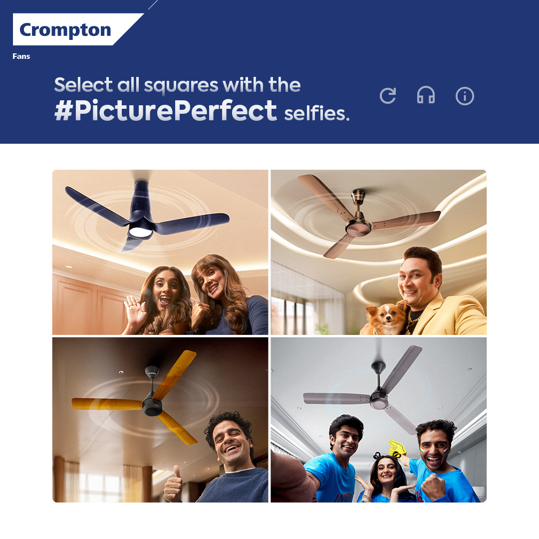 Drop a ❤️ in the comments if you aren't a robot. #PicturePerfect #Selfie #Crompton #CromptonFans #CromptonIndia