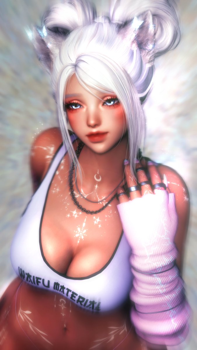 Shy but not really.

#Gposers #Gpose #miqote #FFXIVScreenshots #ffxivsnaps