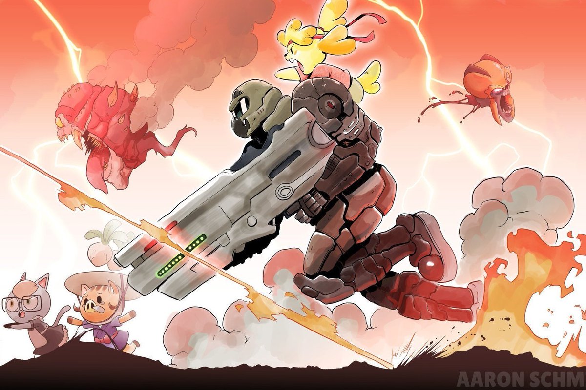 「If you see this post qrt with some fanar」|Aaron Schmitのイラスト