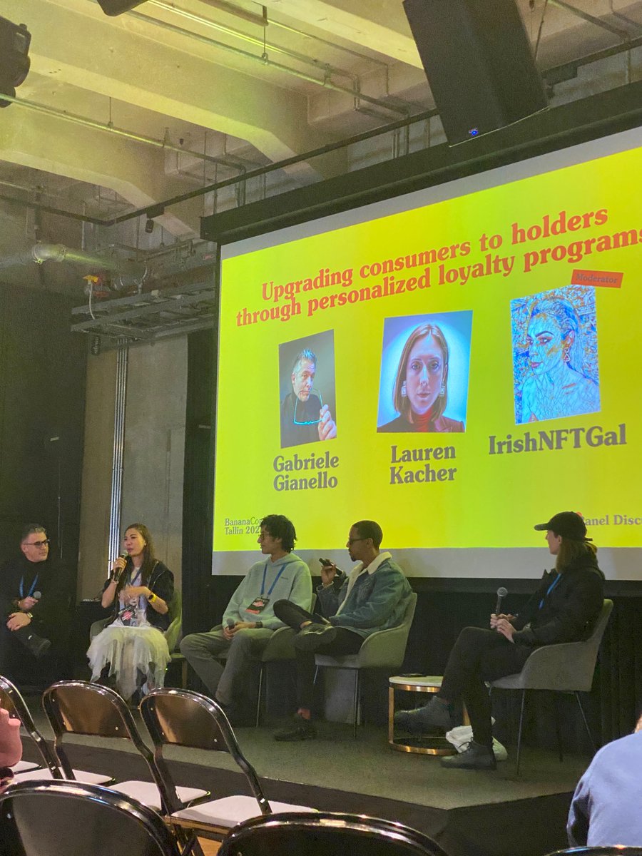 Kate Grizik (@kate_in_crypto) on Twitter photo Speaking about brands that offer personalized loyalty programs
<a href="/JenniferChengLo/">Jennifer Cheng Lo JenniferCheng.Eth.Sol.BTC.Moca</a>
<a href="/BananaConfXYZ/">BananaConf Global</a> Speaking about brands that offer personalized loyalty programs
<a href="/JenniferChengLo/">Jennifer Cheng Lo JenniferCheng.Eth.Sol.BTC.Moca</a>
<a href="/BananaConfXYZ/">BananaConf Global</a>