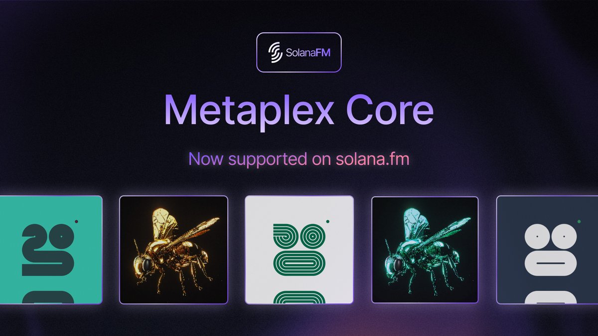 ICYMI: https://t.co/DcMyHrKZji now supports the @metaplex Core NFT standard.  You can now view NFT collections built on the new standard on the explorer:  👇