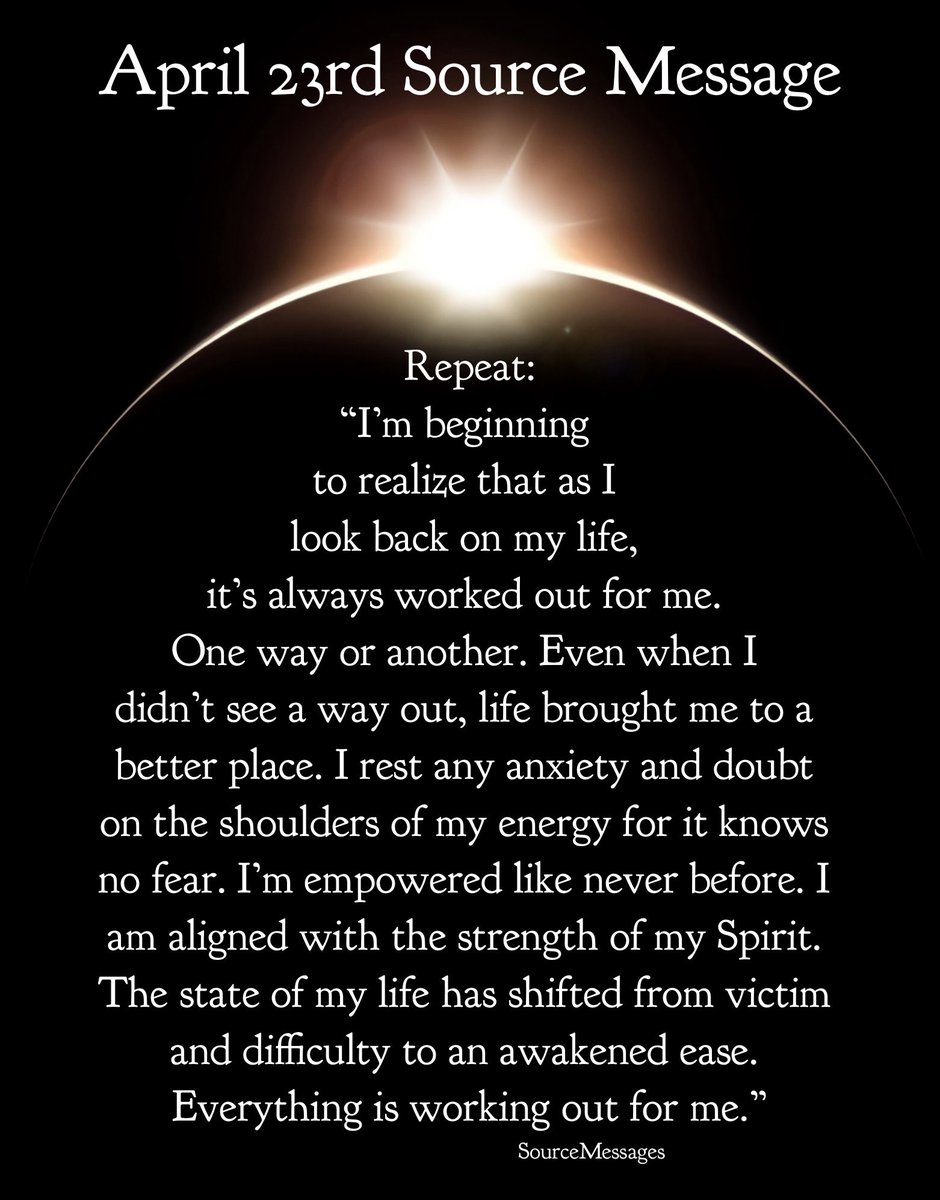 SourceMessages's tweet photo. Affirm: “everything is working out for me.” 🫶🏽 https://t.co/BBkLUeps3t
