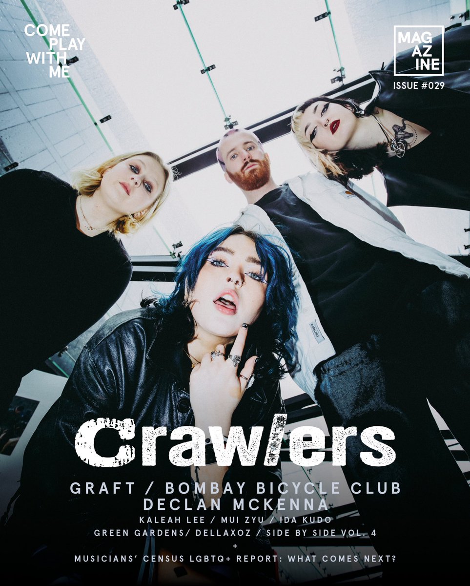 Staring on the cover of Come Play With Me Magazine Issue #29 is Alternative kweens and all round Musical Icons @CrawlersHQ ! ✨🎸 Pre-order your copy to avoid disappointment: cpwm.bandcamp.com/merch/come-pla…