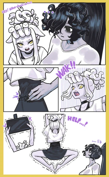 Bailey's first gym day
(comic practice) 