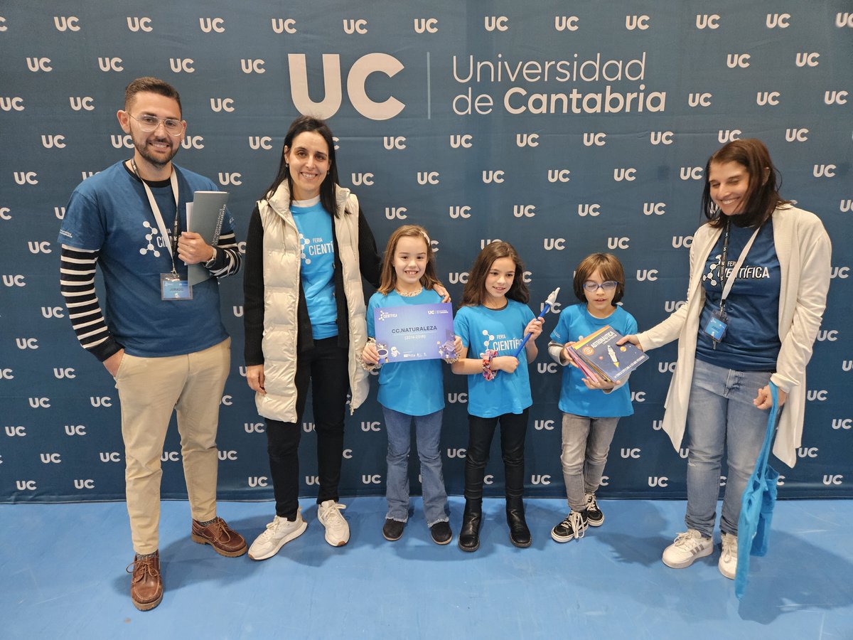 unican's tweet photo. En la Categoría de Ciencias de la Naturaleza

🏆Grupo Escapistas 1 CEIP Cabo Mayor Santander (2014-2018) https://t.co/VG8996nnx6