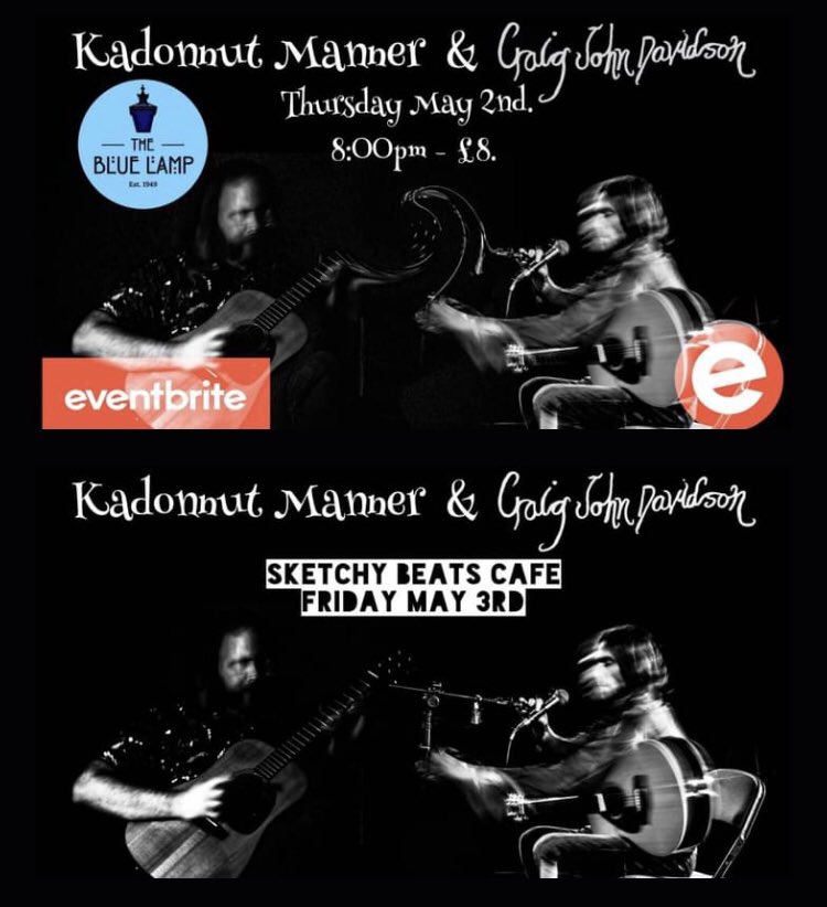 A couple of upcoming shows with my favourite Finnish artist Kadonnut Manner 🇫🇮. Aberdeen - The Blue Lamp {Thursday May 2nd}🏴󠁧󠁢󠁳󠁣󠁴󠁿• Edinburgh- Sketchy Beats Cafe {Friday May 3rd} 🏴󠁧󠁢󠁳󠁣󠁴󠁿•