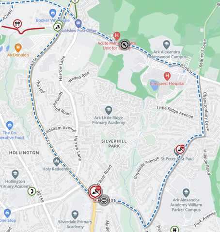 📍Sedlescombe Road North, St Helens Road, St Leonards ℹ️ Patch Repairs 📆 7-11 May 🔴 7-10 May Road Closed 24 hrs 🚦 10 May Possible delays 7pm-12am ow.ly/y1Al50Rh9sr