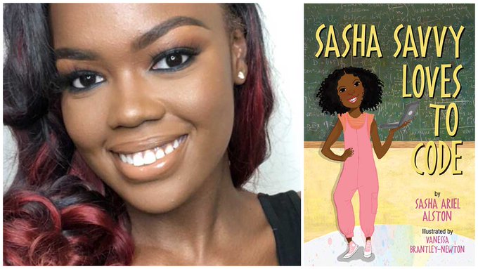 Happy #WorldBookDay! 🥳 Spotlighting Sasha Ariel Alston, author of the children's book 'Sasha Savvy Loves to Code' which is inspiring the next generation of girls in #STEM 🚀 #WomenInSTEM