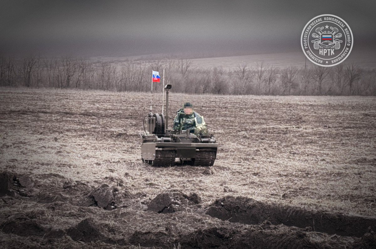 Unmanned Ground vehicles of Russian Armed Forces, the first to be ever used in combat. 1. Transporting mines with option to deploy on road or use as Kamekazi. 2. Ammunition and supplies. 3. Transporting wounded soldiers.