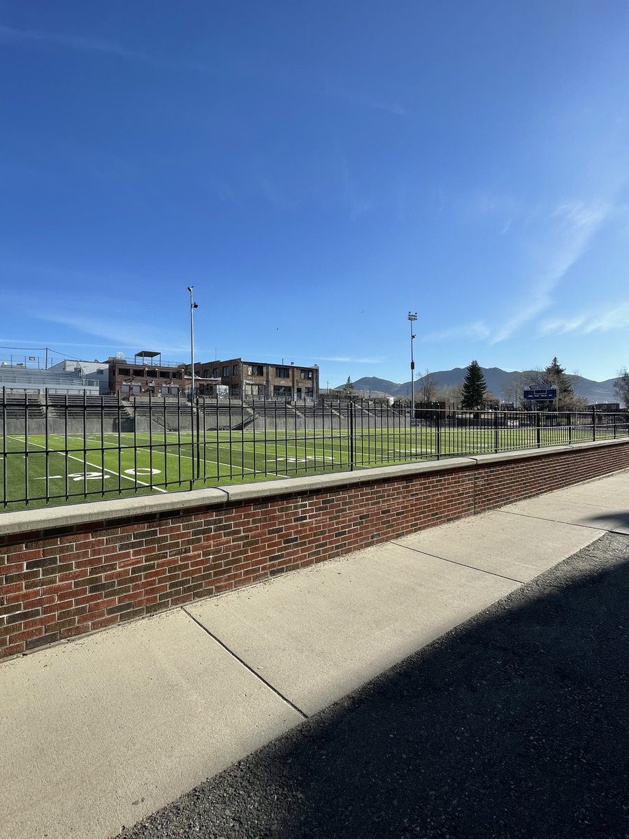 CoachKyleSamson's tweet photo. Great visit this morning with Coach @GreyArie and the Butte High Bulldogs! We have 13 current Bulldogs on our roster for next fall! Appreciate your time coach and excited to watch you guys compete this fall! We want to continue getting the best Butte kids to Tech! 
#HometownDiggs https://t.co/7K6941xfm9