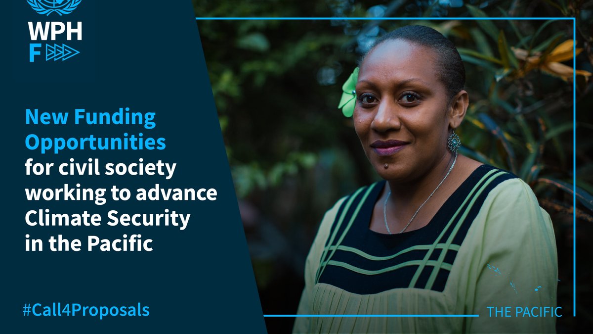 Did you know that our #Call4Proposals on #ClimateSecurity in the #Pacific is STILL OPEN? Local CSOs working to enhance women’s participation & leadership in climate security & justice across the region have until 24 MAY to apply for this @wphfund 💰. ▶️ bit.ly/4ci1MWy