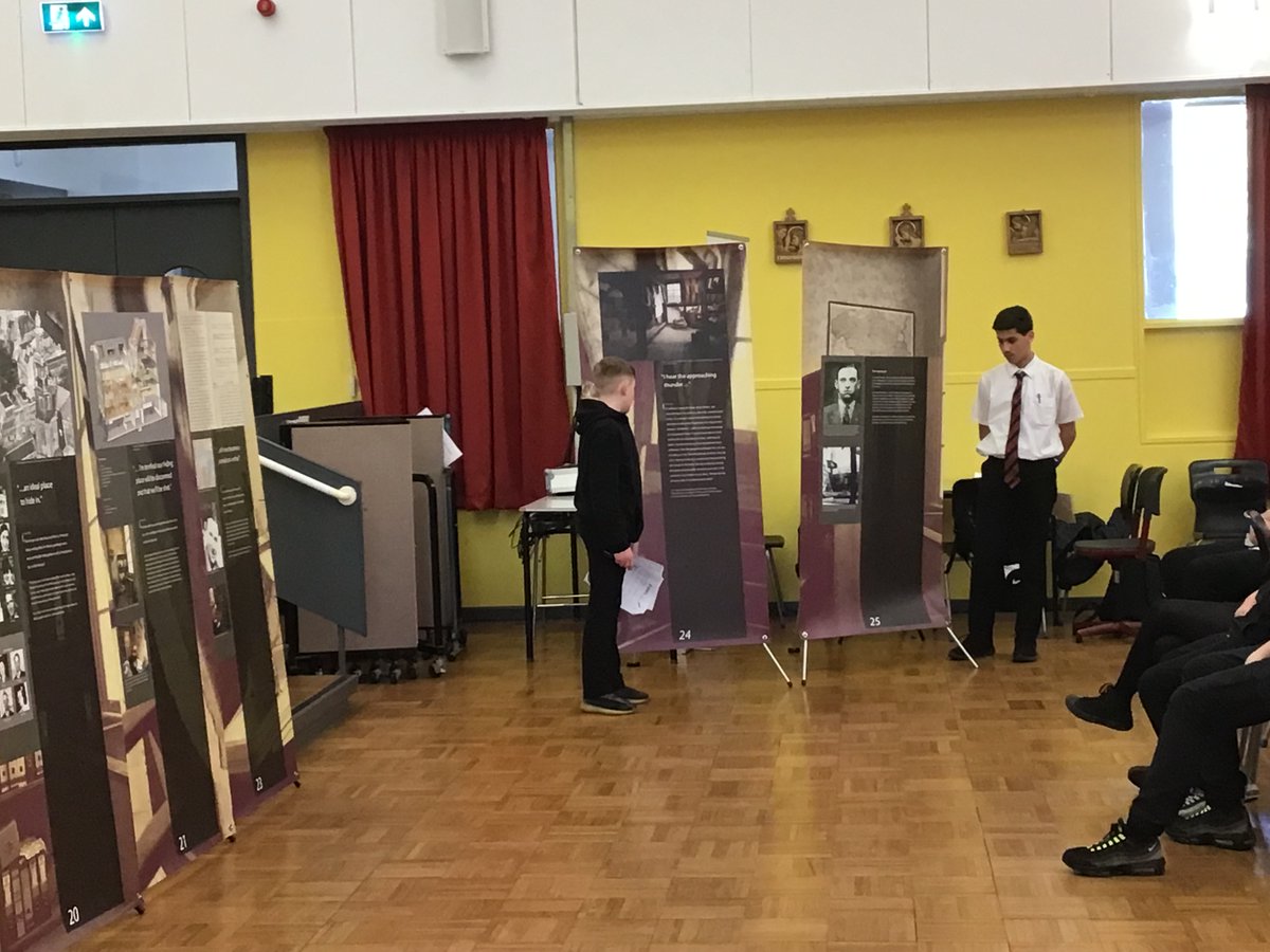 Thank you to Eilidh from the @AnneFrankTrust for preparing our S2 learners to retell Anne Frank’s moving and important story to the rest of the school community. #article 2 #article2