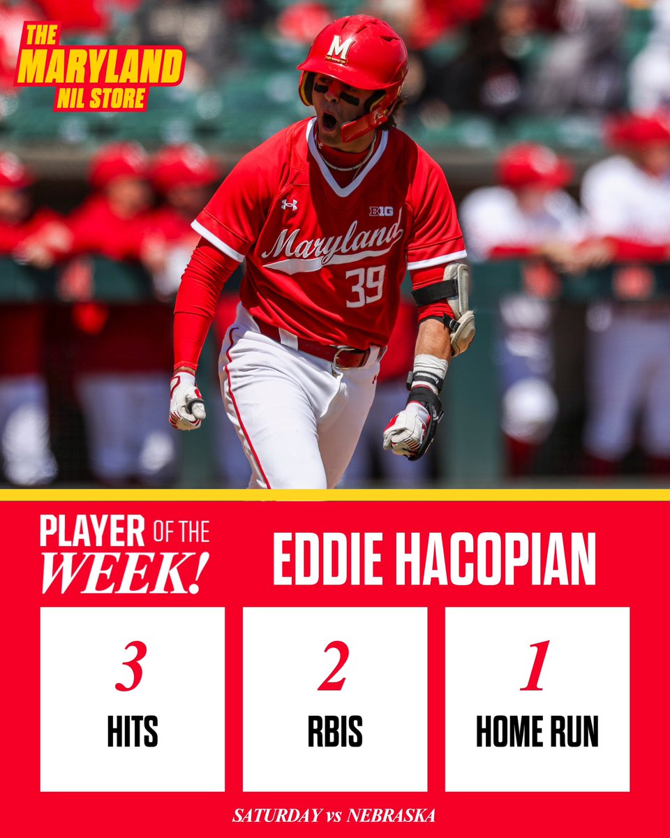 Back 2 Back. Another monster performance from Eddie Hacopian in the Saturday win over Nebraska!
