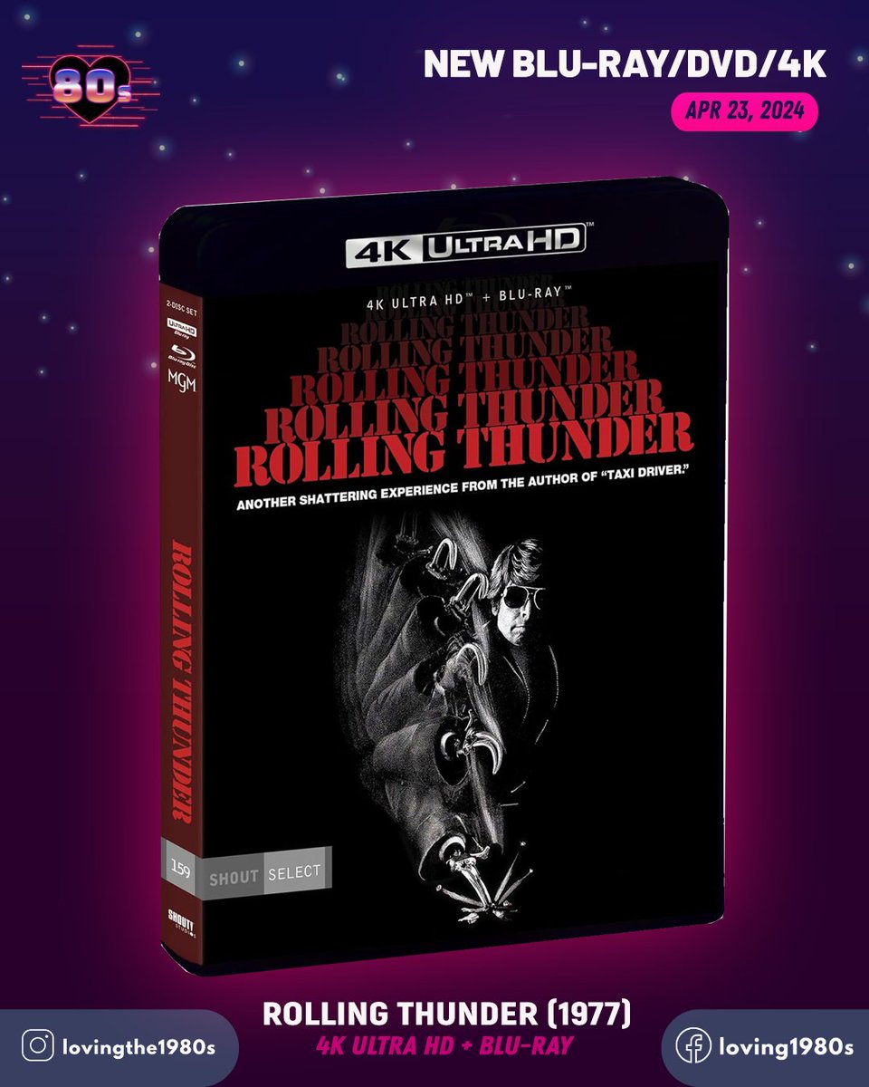 Don't miss out on today's Blu-Ray release of Rolling Thunder (1977)

📍 Grab your copy: joblo.com

#JoBloMovies #JoBloMovieNetwork #RollingThunder #TommyLeeJones