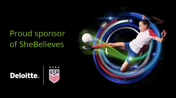 Whether it’s watching the #USWNT score goals during the SheBelieves Cup or working with @ussoccer to help inspire the next generation of leaders off the field at the SheBelieves Summit, it's great to see Deloitte support the #SheBelieves movement! deloi.tt/3UvkHGw