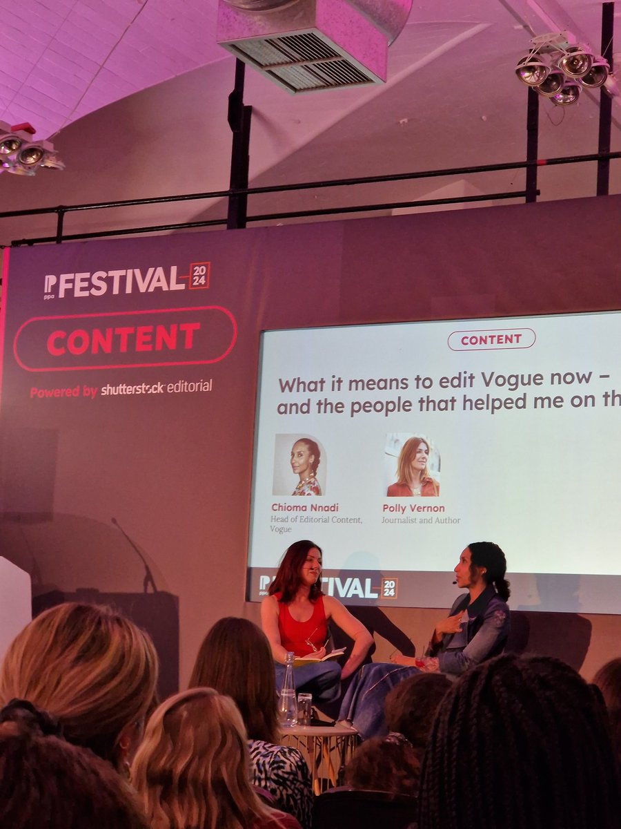 What it means to edit @BritishVogue now and the people that helped me on the way @nnadibynature: 'People need to be nurtured, and luckily I was' #PPAFestival