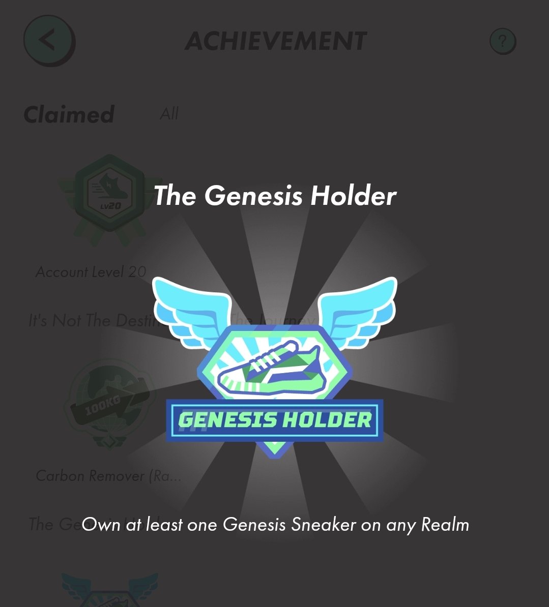 newlyminted_ef's tweet photo. Joining the STEPN Genesis Holder Club 🫡🤭🙏
#STEPN #STEPNAdidas https://t.co/FKoA67c45f