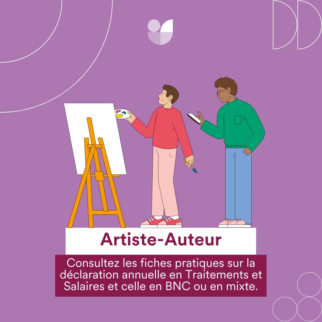 [#artistes-#auteurs]🎨 Pour vous aider à remplir votre déclaration annuelle de revenus artistiques 2023, l'Urssaf met à votre disposition deux fiches pratiques sur la déclaration annuelle en Traitements et Salaires et celle en BNC ou en mixte. ➡️urls.fr/rHypaB