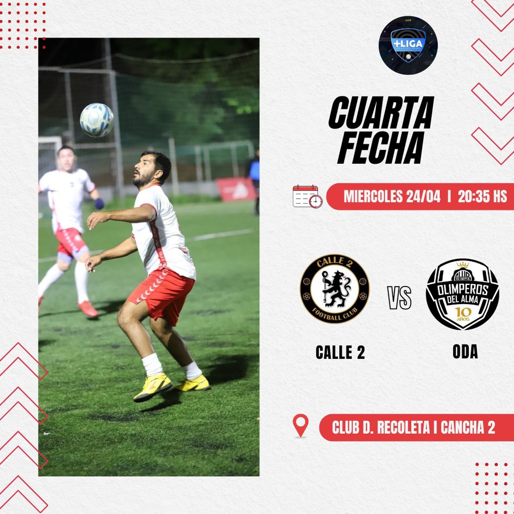 ➡️ | Seguir sumando es la consigna 🔴⚪️

En la próxima fecha enfrentamos al equipo de <a href="/oda_olimpia/">Peña Olimperos Del Alma</a> <a href="/ligadetuiteros_/">Más Liga</a> 
 
¡VAMOS CALLE 2! 
#JuntosHastaElFinal 🫡