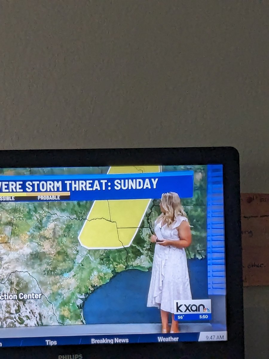 empresstg's tweet image. So cute in her #sundaybest #weddingguestoutfit #prettyinwhite #sheready #weathergirloutfits 💖💖🥰 @KXAN_Weather #Texasweather