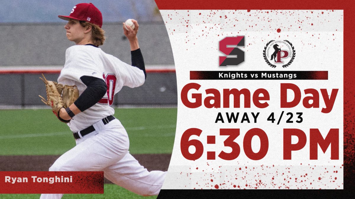 Varsity Baseball: @SarumBaseball head to @DoddStadium to take on @PSA_Mustangs. First pitch 6:30, #GoKnights