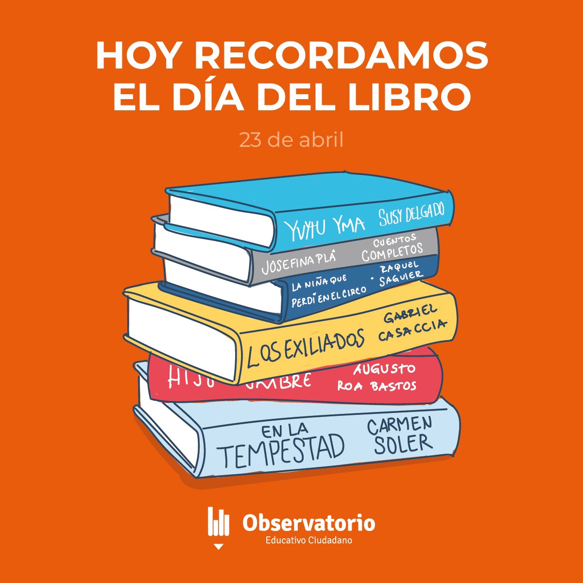 Si creés que “los jóvenes de hoy no leen luego”, esto es para vos. 23 de abril, día del libro.