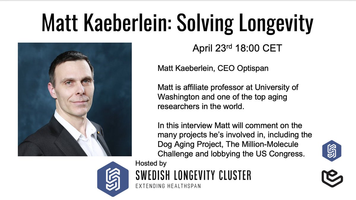 Live-stream interview with @mkaeberlein taking place at 18:00 CET today. Signup here: 🔗forms.gle/ywzzXUdYL1sdvT… Hosted by @LinusPeters