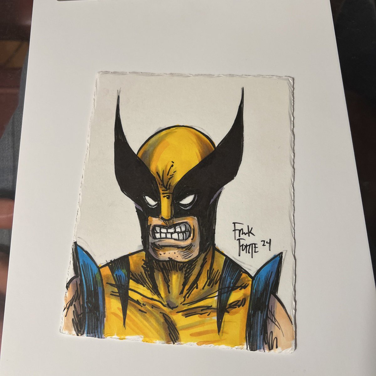 Getting some sketch card practice in #sketchcard #sketchcards #comics #art  #deadpool #xmen #wolverine