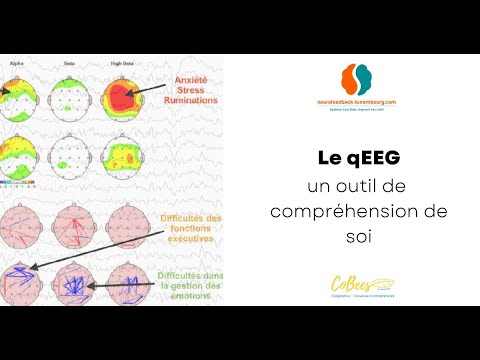 L’électroencéphalogramme quantitatif permet d’observer directement la source de tout symptôme (sommeil, angoisses...) : le cerveau ! Les analyses qui s'ensuivent donnent accès à des représentations graphiques de l’activité électrique cérébrale : la BrainMap. ...