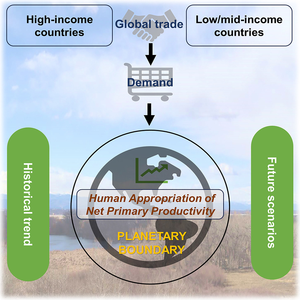 Can we balance the demand for natural resources caused by economic growth? A new article by Wang & co that assesses country level HANPP and finds that many high-income countries have surpassed their limits while low-income countries are rising rapidly. cell.com/one-earth/full…