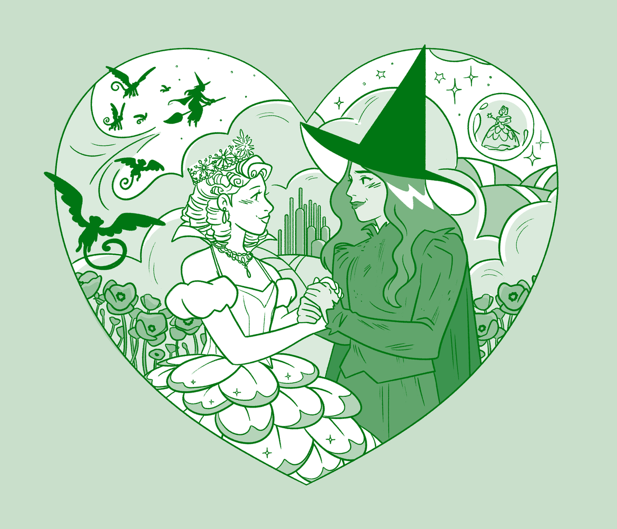「hold on, hold on, hold on! her sister wa」|isadora zeferinoのイラスト