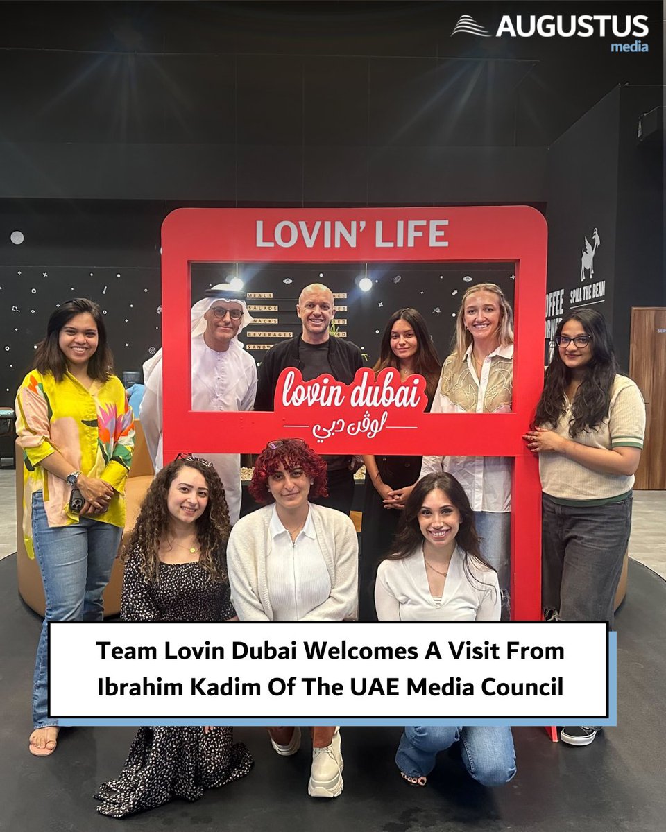 A warm welcome to Ibrahim Kadim from the UAE Media Council at Team Lovin Dubai! 🎉