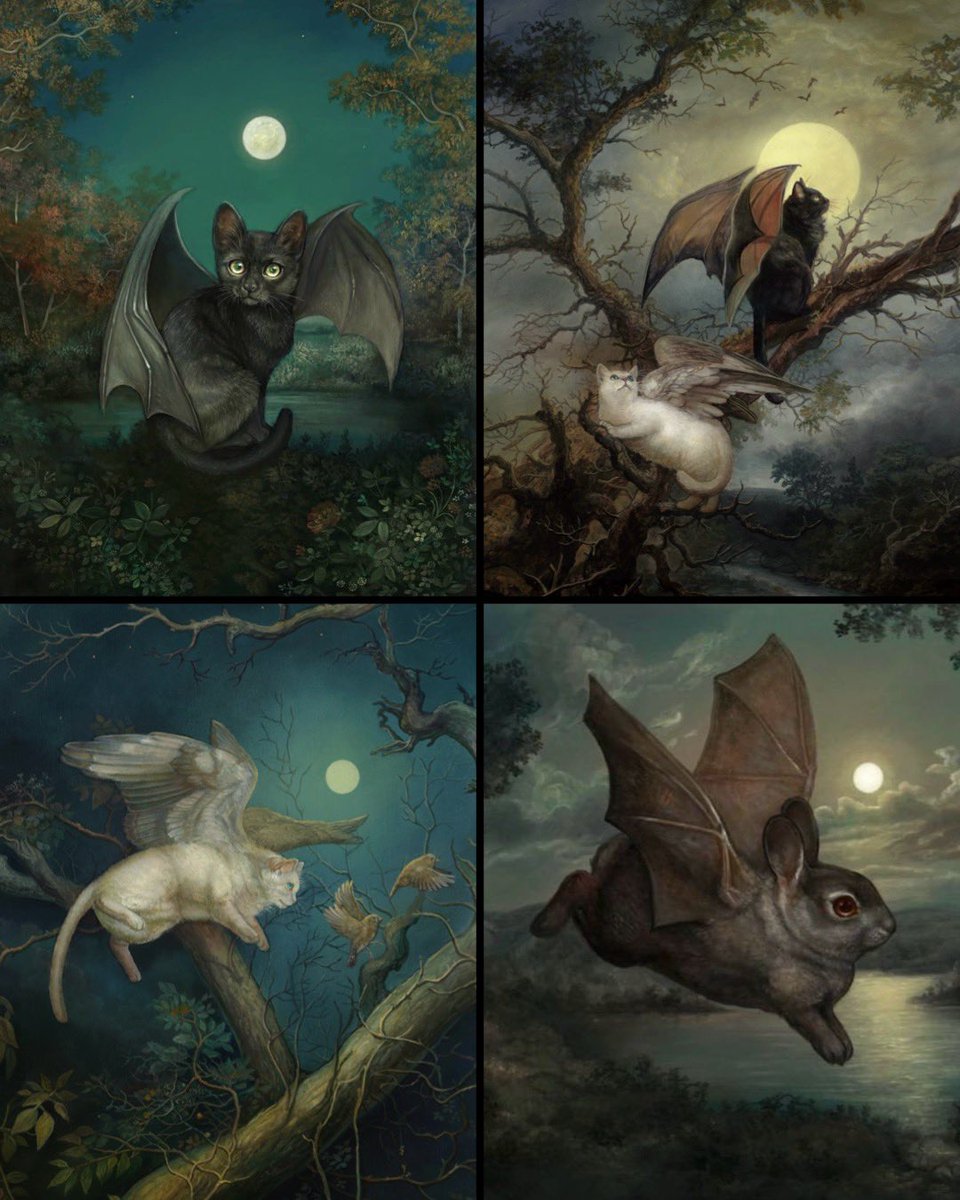 Full moon nights as depicted by Annie Stegg Gerard