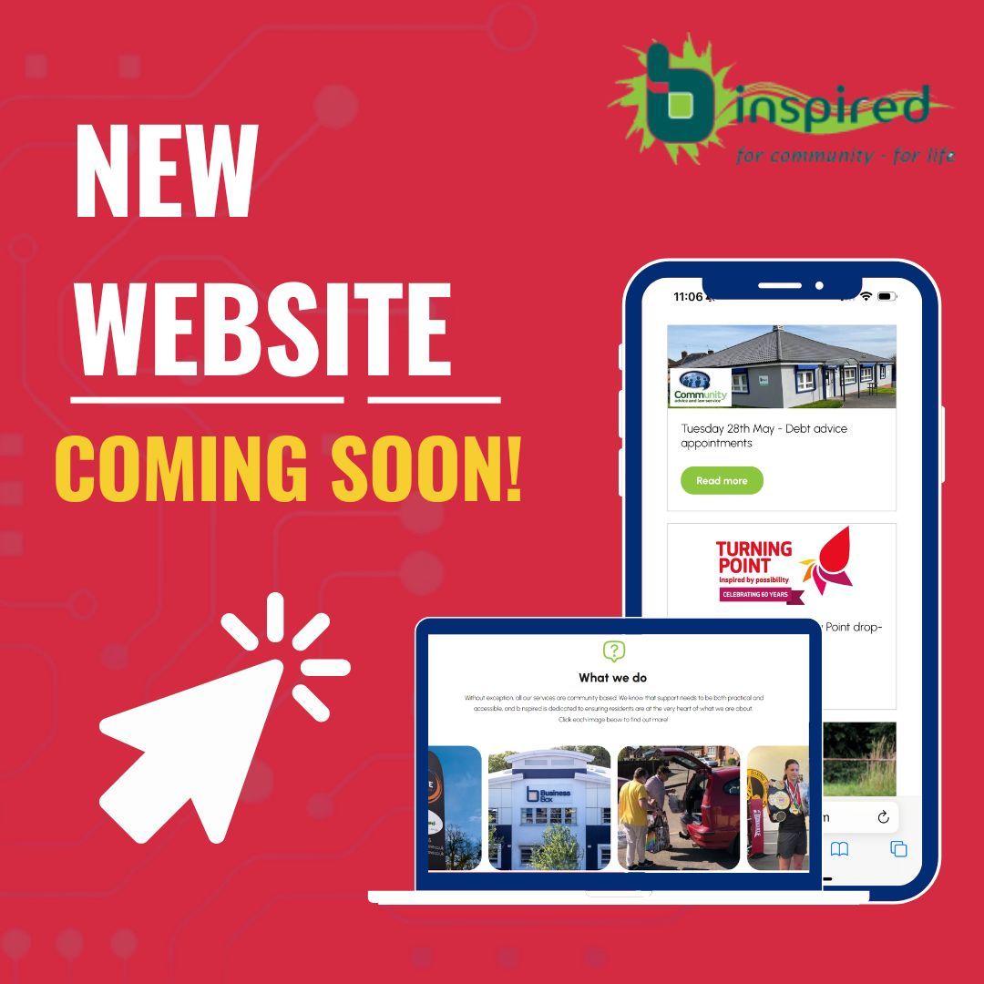 b inspired are launching our brand new website very soon!

Here's a sneak peak...⏬ ⏬ 

Keep an eye 👀 on our social media and we'll let you know when it's live!