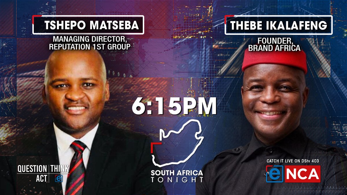 [COMING UP] Tonight on #SouthAfricaTonight we talk to brand experts about the top five political party election campaign posters. We compare them and chat about which work and which don't. #eNCA#DStv403
