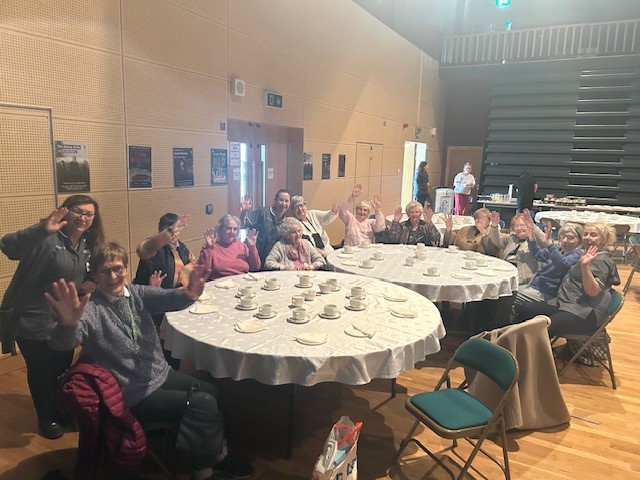 Thackeray Day Centre staff and service users enjoying tea dance held in the Limavady Roe Valley Arts and Cultural Centre! 🫖